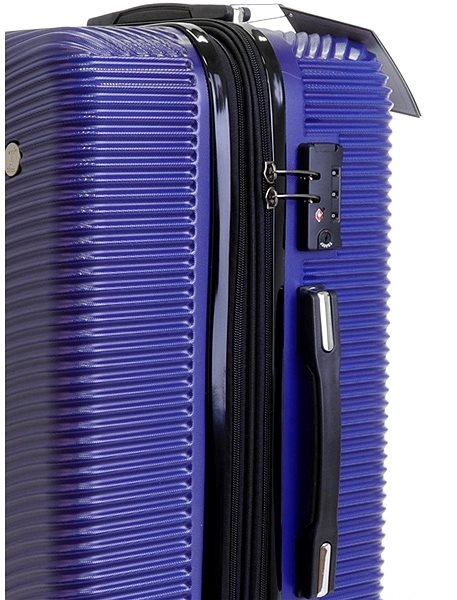 Cestovný kufor T-class 2011, veľ. L, TSA zámok, (modrá), 65 x 43 x 27,5 cm Vlastnosti/technológia