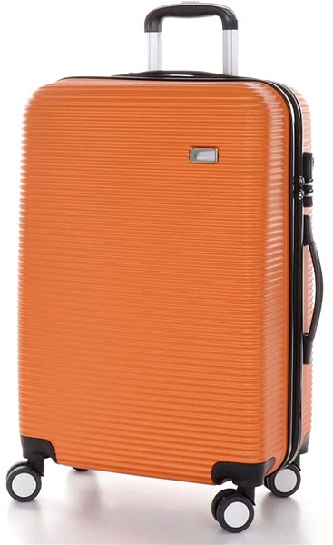 Cestovný kufor T-class TPL-3005, veľ. L, ABS plast, (oranžová), 63 × 44 × 26,5 cm Screen