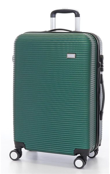 Cestovný kufor T-class TPL-3005, veľ. L, ABS plast, (zelená), 63 × 44 × 26,5 cm Screen