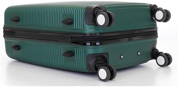 Cestovný kufor T-class TPL-3005, veľ. L, ABS plast, (zelená), 63 × 44 × 26,5 cm Vlastnosti/technológia 2