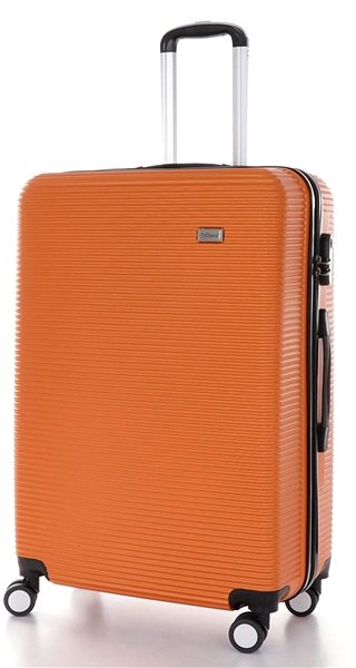 Cestovný kufor T-class TPL-3005, veľ. XL, ABS plast, (oranžový), 75 × 50 × 30,5 cm ...