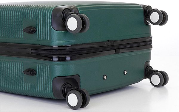 Cestovný kufor T-class TPL-3005, veľ. XL, ABS plast, (zelený), 75 × 50 × 30,5 cm ...
