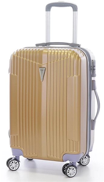 Cestovný kufor T-class TPL-5001, veľ. M , TSA zámok, rozšíriteľné, (zlatá), 55 × 34 × 23,5 cm Screen
