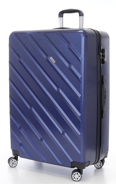 Cestovný kufor T-class TPL-7001, veľ. XL, TSA zámok, rozšíriteľný, (modrý), 75 × 48 × 32 cm ...