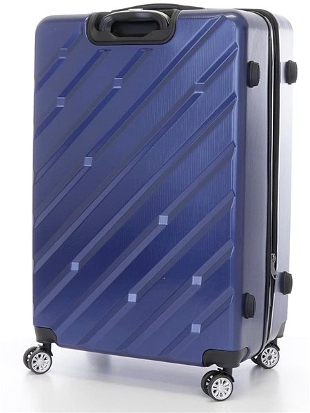 Cestovný kufor T-class TPL-7001, veľ. XL, TSA zámok, rozšíriteľný, (modrý), 75 × 48 × 32 cm ...
