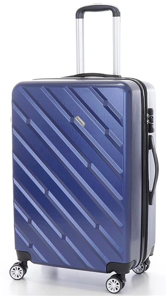 Cestovný kufor T-class TPL-7001, veľ. L, TSA zámok, rozšíriteľný, (modrá), 67 x 45 x 28 cm Screen