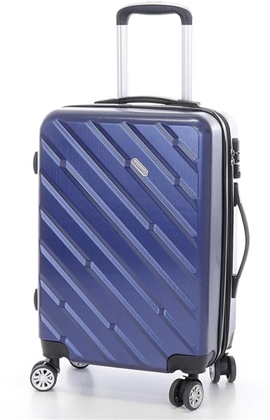 Cestovný kufor T-class TPL-7001, veľ. M, TSA zámok, rozšíriteľné, (modrá), 57 × 38 × 24 cm Screen