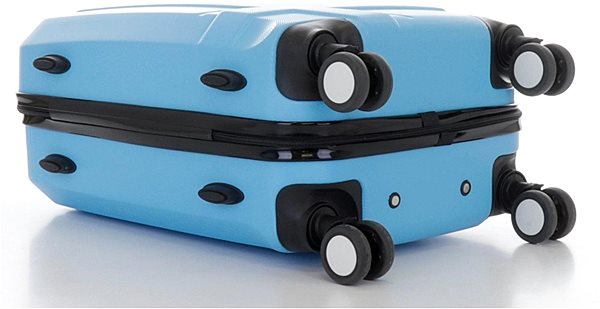 Cestovný kufor T-class TPL-3011, veľ. M, ABS, (modrá), 55 × 36 × 23,5 cm Vlastnosti/technológia 2