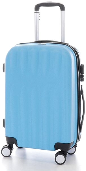 Cestovný kufor T-class TPL-3029, veľ. M, ABS, (svetlo modrá), 55 × 36 × 23,5 cm Screen