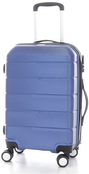 Cestovný kufor T-class TPL-3025, veľ. M, ABS, (modrá), 55 × 36 × 23,5 cm Screen