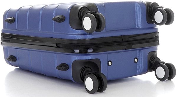 Cestovný kufor T-class TPL-3025, veľ. M, ABS, (modrá), 55 × 36 × 23,5 cm Vlastnosti/technológia 2