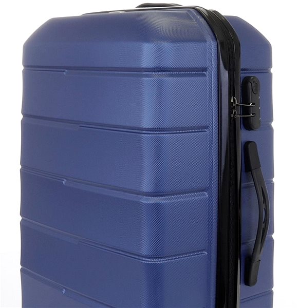 Cestovný kufor T-class TPL-3025, veľ. L, ABS, (modrá), 63 × 44 × 26,5 cm Vlastnosti/technológia 2