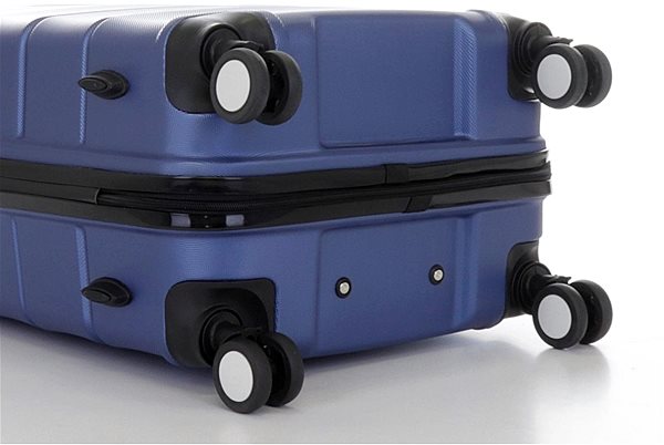 Cestovný kufor T-class TPL-3025, veľ. L, ABS, (modrá), 63 × 44 × 26,5 cm Vlastnosti/technológia 2
