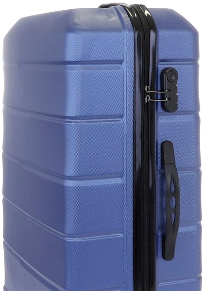 Cestovný kufor T-class TPL-3025, veľ. XL, ABS, (modrý), 75 × 50 × 30,5 cm ...