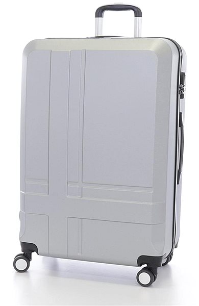 Cestovný kufor T-class TPL-3011, veľ. XL, ABS, (strieborný), 75 × 50 × 30,5 cm ...