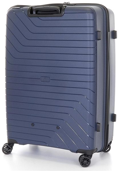 Cestovný kufor T-class 1991, veľ. XL, TSA, PP, DoubleLock (tmavo modrý), 75 × 51 × 30 cm Zadná strana
