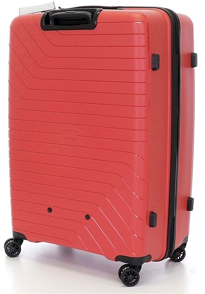 Cestovný kufor T-class 1991, veľ. XL, TSA, PP, DoubleLock (červený), 75 × 51 × 30 cm Zadná strana