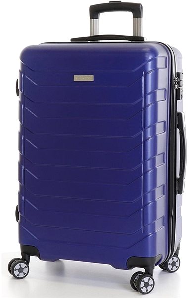 Travel case T-class 618, size. L, TSA lock, (matte blue), 65 x 43 x 26 cm Screen