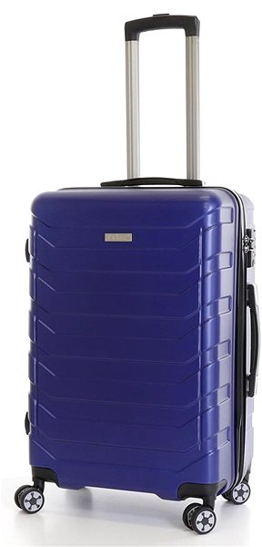 Cestovný kufor T-class 618, veľ. L, TSA zámok, (matná modrá), 65 × 43 × 26 cm Screen