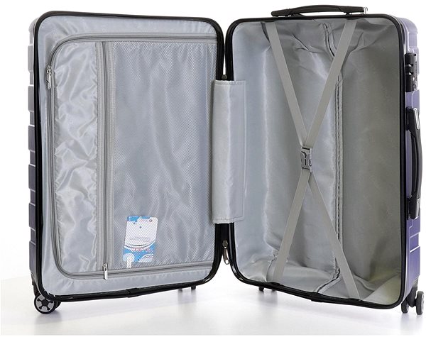 Travel case T-class 618, size. L, TSA lock, (matte blue), 65 x 43 x 26 cm Features/technologies 3