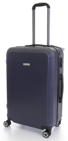 Cestovný kufor T-class 1361, veľ. L, ABS, TSA zámok, (modrý), 65 × 42 × 27 cm Screen
