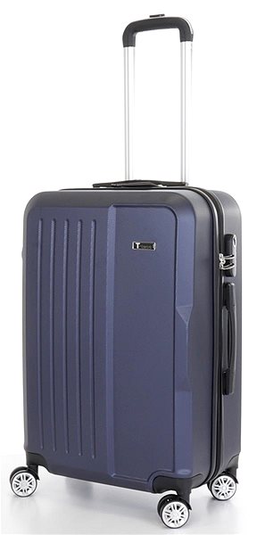 Cestovný kufor T-class® Cestovný kufor VT1701, modrý, L ...