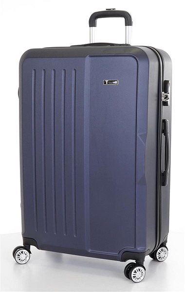 Cestovný kufor T-class® Cestovný kufor VT1701, modrý, XL ...