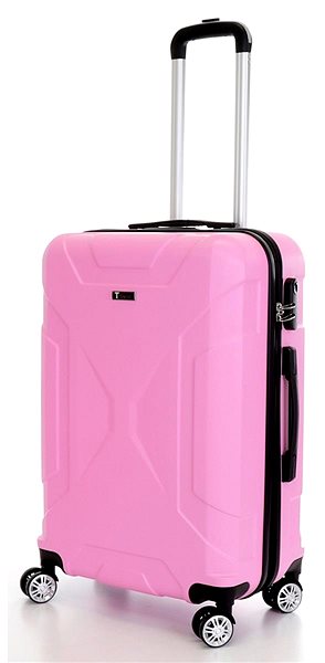 Cestovný kufor T-class® Cestovný kufor VT21121, ružový, L ...