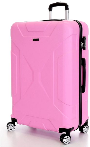 Cestovný kufor T-class® Cestovný kufor VT21121, ružová, XL ...