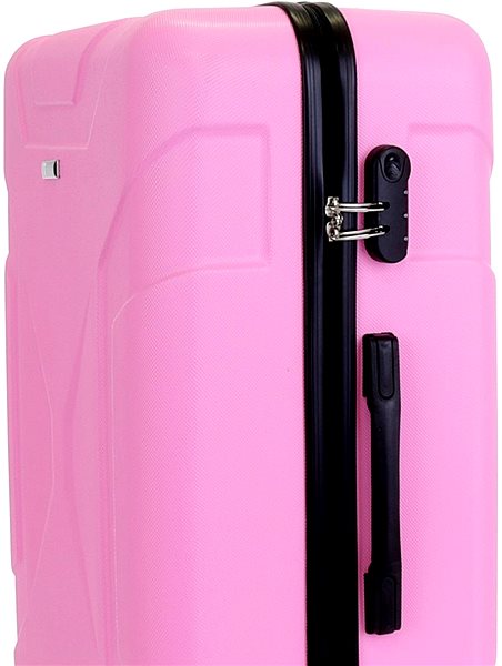 Cestovný kufor T-class® Cestovný kufor VT21121, ružová, XL ...