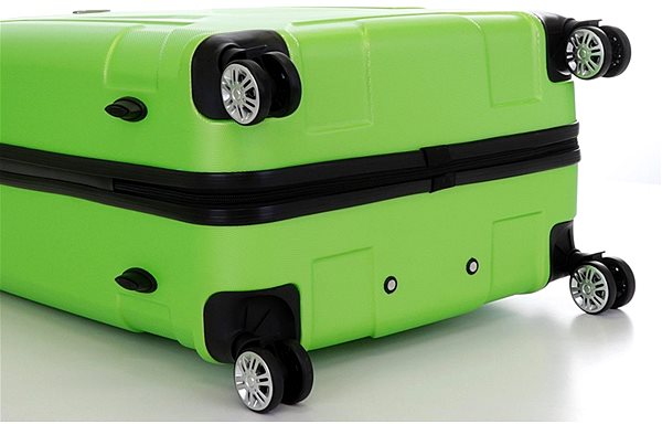 Cestovný kufor T-class® Cestovný kufor VT21121, zelený, XL ...