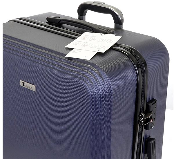Cestovný kufor T-class® Cestovný kufor veľký 1361, modrá, XL ...