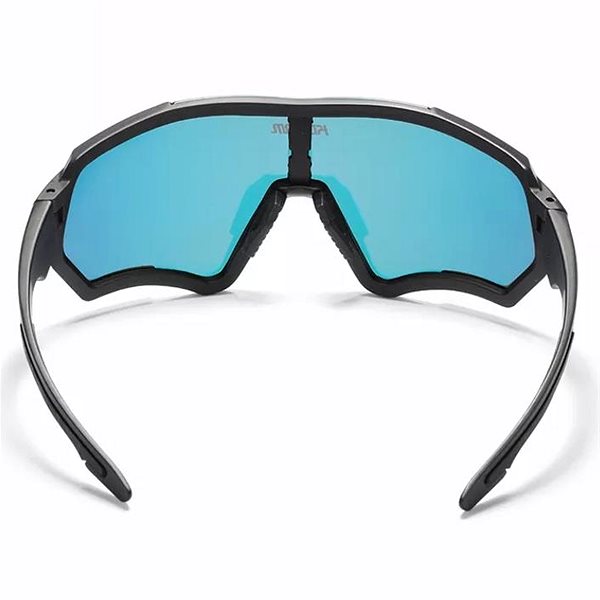 Cyklistické okuliare KDEAM Collins 03 Black/Blue Green ...