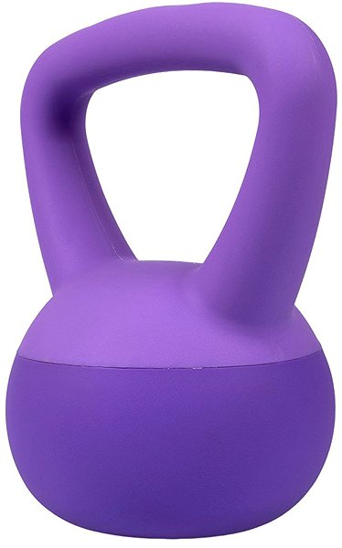 Kettlebell ACRA Soft PVC Kettlebell 2 kg, lila ...