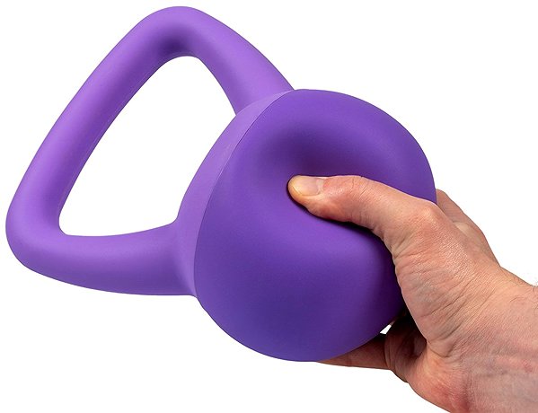 Kettlebell ACRA Soft PVC Kettlebell 2 kg, lila ...