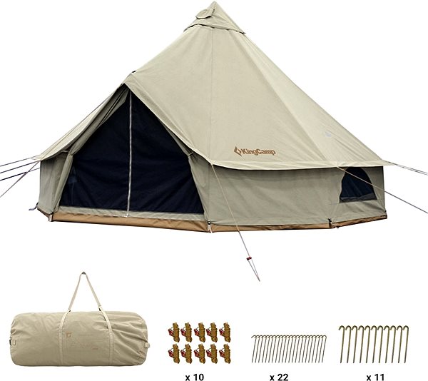 Tent KingCamp Khan 500 Khaki ...