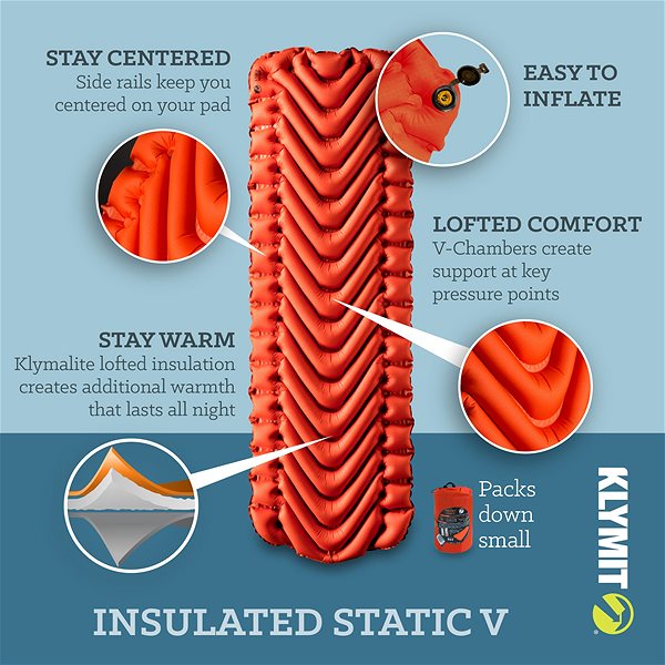 Mat Klymit Insulated Static V, Recon ...