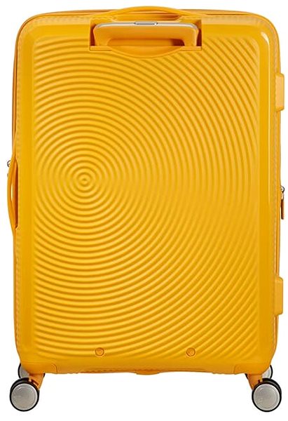Bőrönd American Tourister Soundbox Spinner 67 EXP Golden Yellow Hátoldal