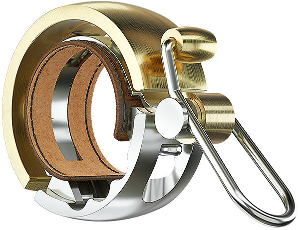 KNOG Oi Luxe Small Brass bicycle bell.