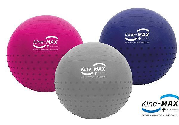 Fitlopta Kine-MAX Professional GYM Ball – modrá ...