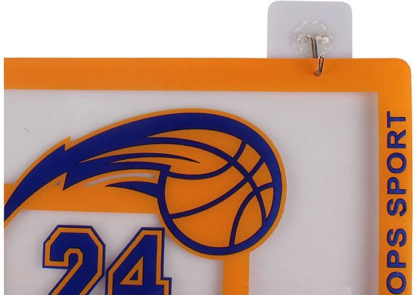 Basketball basket Merco Teamer basketball basket with board orange .