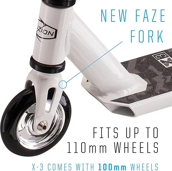 Freestyle Scooter Fuzion Pro X-3 White ...