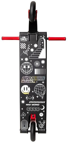 Freestyle scooter NKD Freestyle scooter Mono, Black - Red .