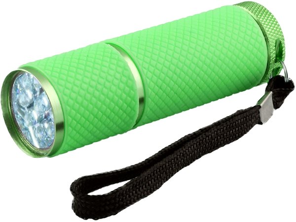 LED svietidlo LED svietidlo BEDA zelená farba Bočný pohľad