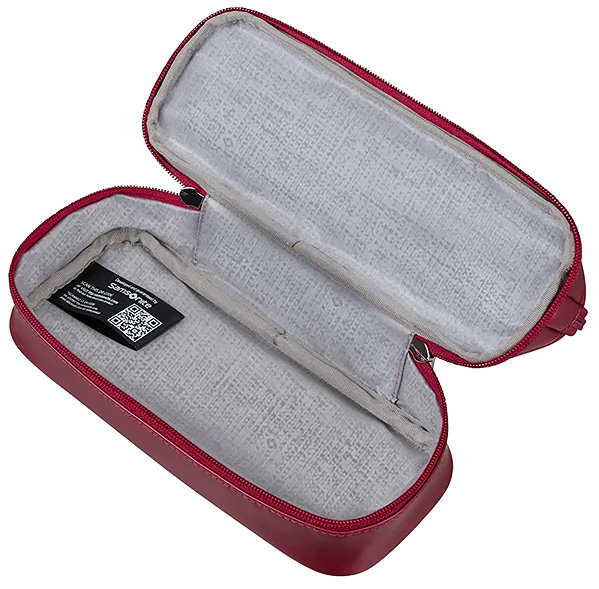 Cosmetic bag Samsonite C-lite toilet kit toilet pouch chili red .