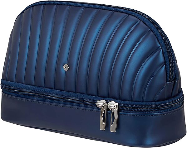 Cosmetic bag Samsonite C-lite toilet kit toilet pouch midnight blue .