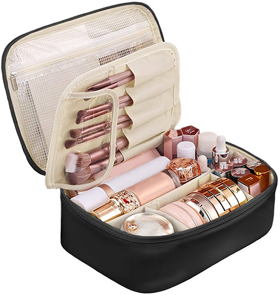 Cosmetic bag Kufryplus TB11701 black .