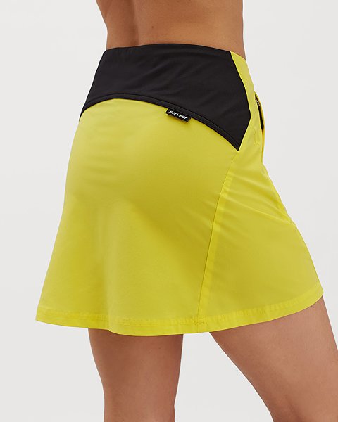 Bike shorts SILVINI Invio WS1624 yellow-black M .