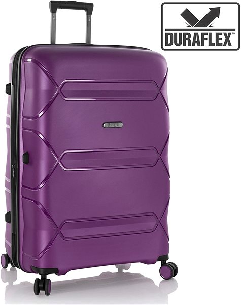 Heys Milos L Plum suitcase .