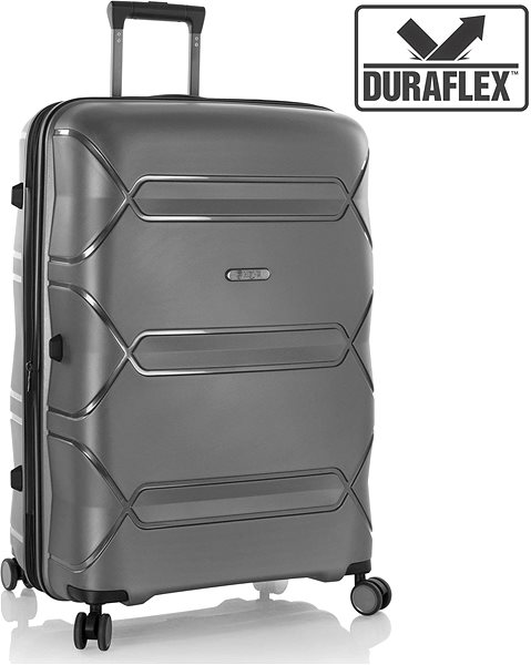 Travel suitcase Heys Milos L Grey .
